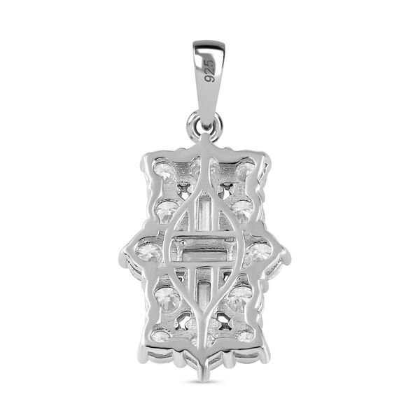 Moissanit Boot Anh&auml;nger, 925 Silber rhodiniert - 2.15 ct image number 6