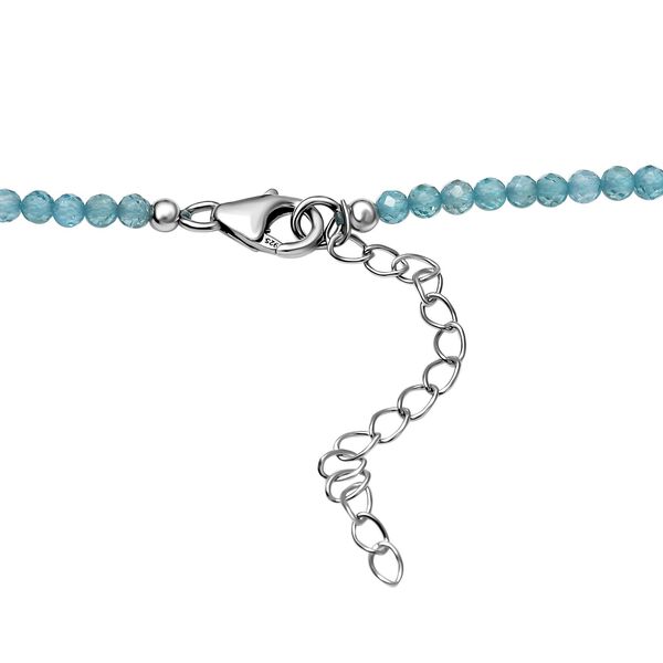 AAA Labradorit und Apatit Anhänger mit 45cm Kette - 110 ct. image number 6