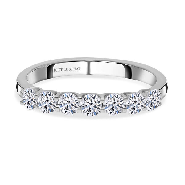 LUXORO SI-GH Labor Diamant Ring in 417 Wei&szlig;gold - 1 ct.