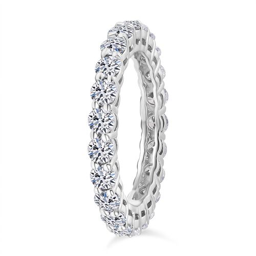 LUXURIANT DIAMOND - Lab Grown Diamant SI Ring 925 Silber rhodiniert (Größe 18.00) ca. 2.00 ct image number 4