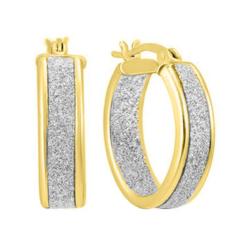 Creolen 925 Silber vergoldet