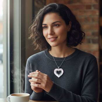 D'Joy Perlmutt Herz Anh&auml;nger