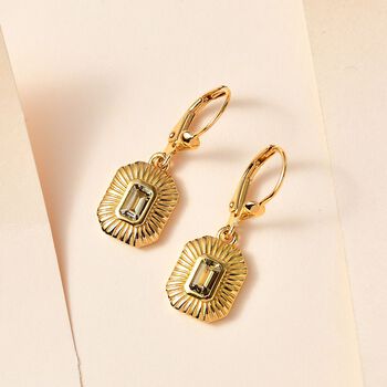 AA nat&uuml;rlicher goldener Tansanit-Ohrringe - 0,57 ct.