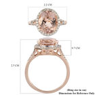 AAA Morganit und Diamant-Ring, 585 Roségold  ca. 4,82 ct image number 5