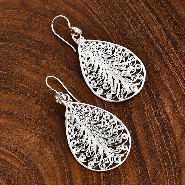 Royal Bali Kollektion - 925 Silber Ohrringe image number 1