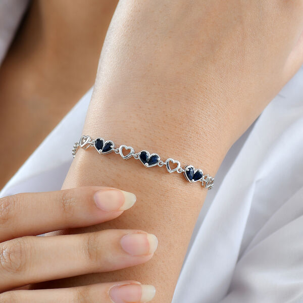 D'Joy diffundiertes blaues Saphir 19cm Armband - 1,49 ct. image number 2