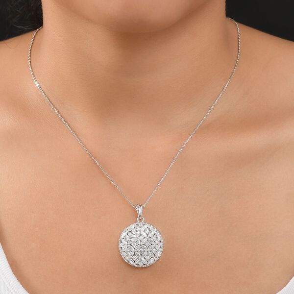 D’Joy Moissanit Anhänger mit 45cm Kette - 5,43 ct. image number 2