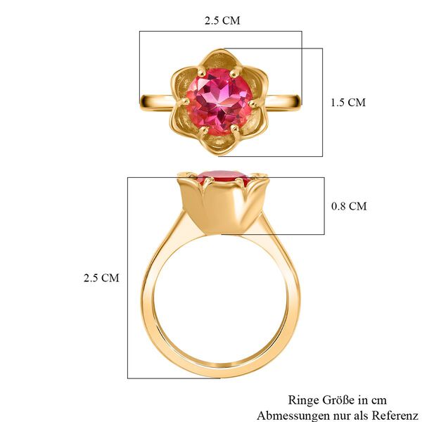 Sunset Triplett Quarz Ring, ca. 2,29 ct. image number 7