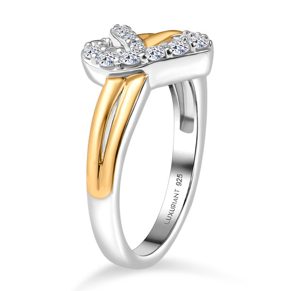 LUXURIANT SI-GH Labor Diamant zweifarbiger Ring - 0,35 ct. image number 4