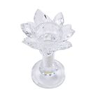 Lotus-Kerzenhalter mit weißem synthetischem Kristall image number 5