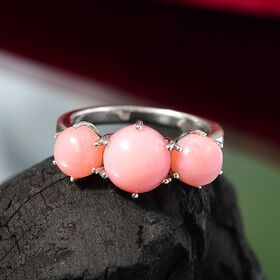 AA Vinicunca-Peruanischer Opal Ring, 925 Silber rhodiniert (Größe 21.00) ca. 3.47 ct