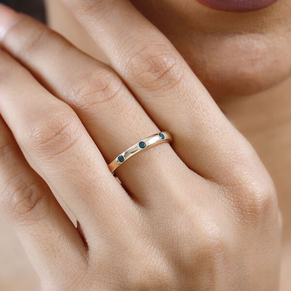 AAA Grandidierit Ring in 585 Gold - 0,39 ct. image number 8