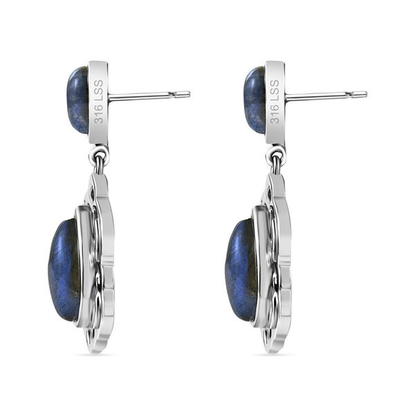 Labradorit Ohrringe - 13,19 ct. image number 5