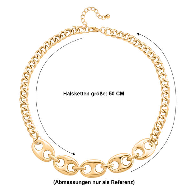 Gelb Halskette ca. 50 cm + 5 cm Extender, ca. 94,50g image number 5