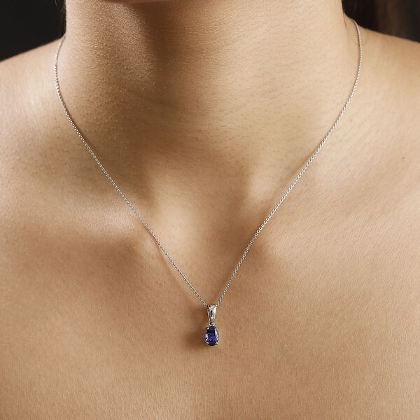 RHAPSODY AAAA Tansanit Anh&auml;nger in 950 Platin - 1,18 ct. image number 3