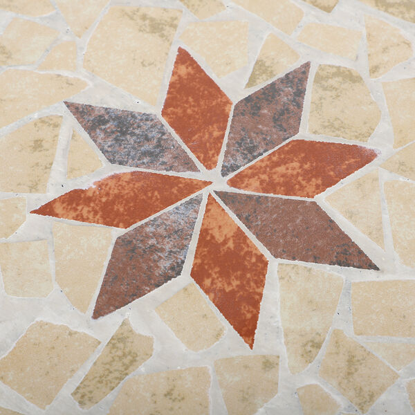 3er-Set - Mosaik-Tisch und 2 Mosaik-St&uuml;hle, Terracotta&nbsp; image number 5