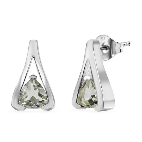 AA Prasiolith Ohrringe - 1,43 ct. image number 0