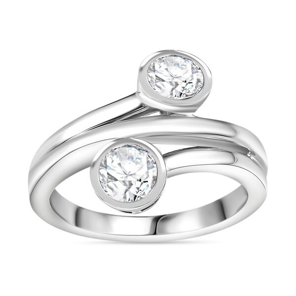 Moissanit Ring, ca. 0,92 ct image number 5