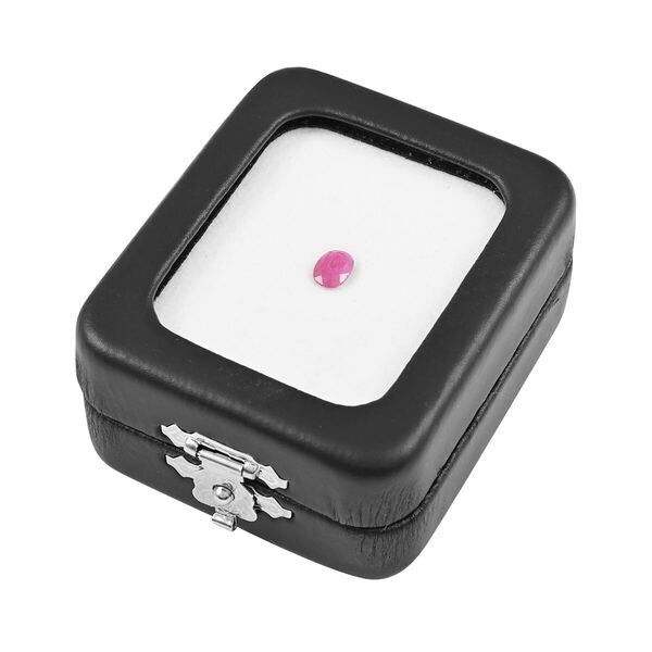 Mozambique Ruby Oval 7x5 Faceted Cut 3A 0.90 Ct image number 3