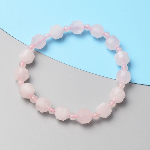 Rosenquarz, flexibel Armband ca. 105,00 ct image number 1