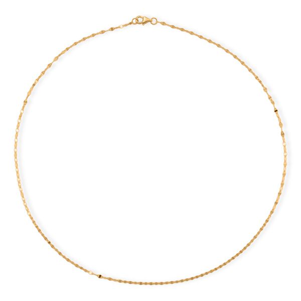 925 Silber vergoldet Kette ca. 45 cm image number 4