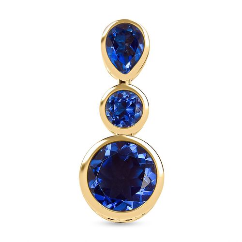 Ceylonfarbener Quarz-Anhänger - 7,17 ct.  image number 0