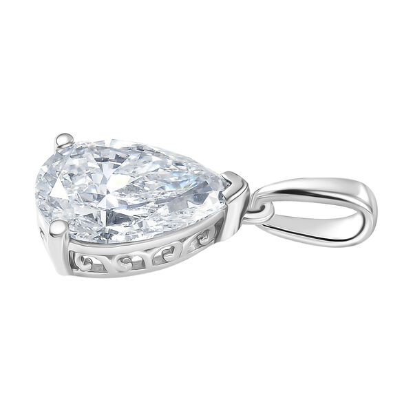 LUXURIANT IGI zertifizierter VS2-G Labor Tropfen Diamant Anh&auml;nger in 950 Platin - 2 ct. image number 4