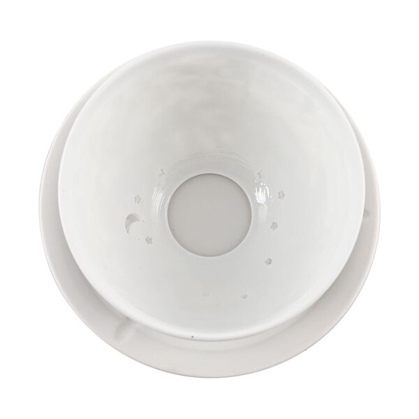 Weihnachts-Windlicht, unglasiertes, wei&szlig;es Porzellan mit LED, 10 cm, wei&szlig;e Weihnachten image number 7