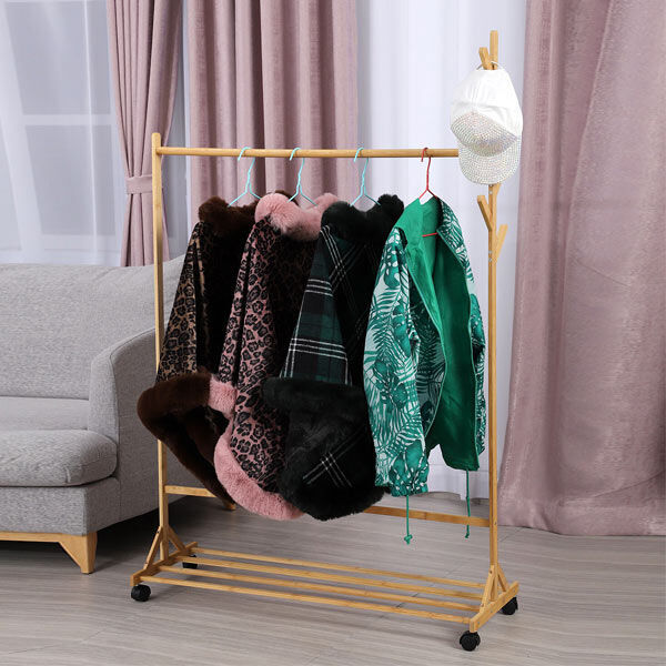 Kleiderst&auml;nder aus Bambus, Gr&ouml;&szlig;e 100x152 cm, Hellbraun image number 2