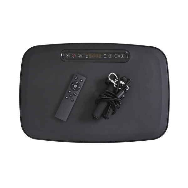 Soulsmart Vibrationsplatte mit Bluetooth-Lautsprecher, 47,2x31,3x11,7 cm, Schwarz