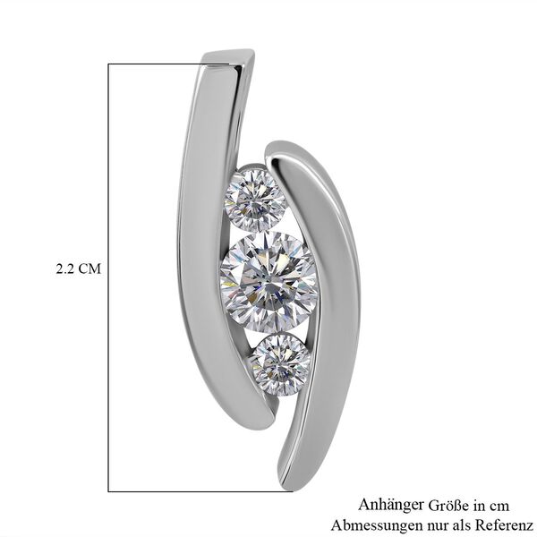 Weißer Zirkonia-Anhänger - 1,35 ct. image number 4