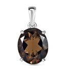 Rauchquarz-Anhänger, 925 Silber ca. 4.46 ct