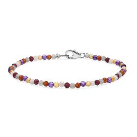 Multi-Edelstein 19cm Armband - 14 ct.