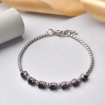 Subtiles afrikanisches Amethyst-Armband