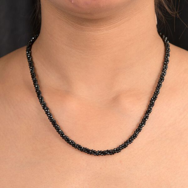 D'Joy schwarze Spinell 45cm Halskette - 80 ct. image number 3