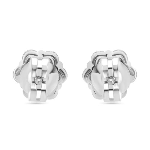 LUXURIANT DIAMOND- SI Labor Diamant Ohrringe, 925 Silber platiniert - 0,51 ct. image number 5