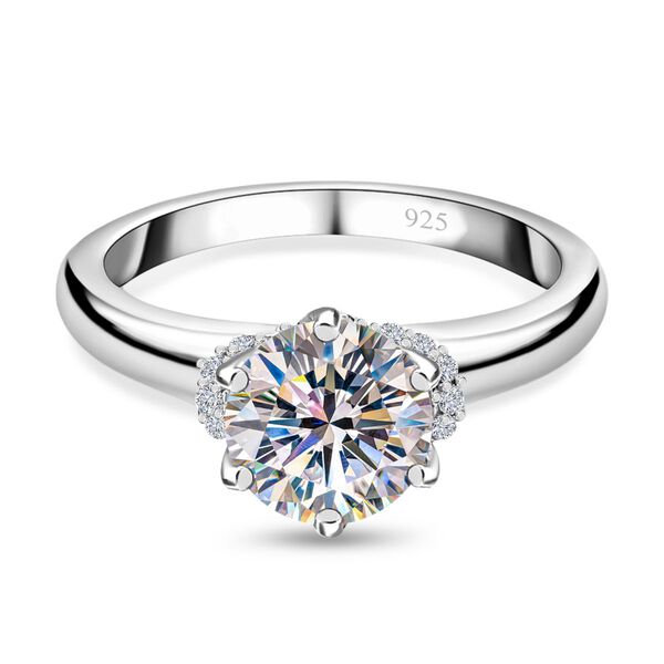 Moissanit Ring - 1,34 ct.