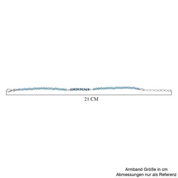 D'Joy blaues Zirkon Armband, 18 cm - 6 ct.