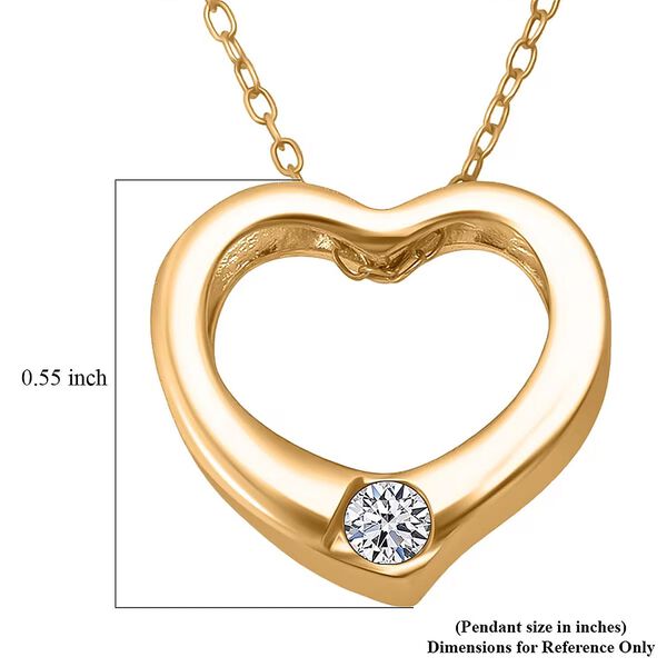 LUXURIANT DIAMOND - Lab Grown Diamant SI-GH Schmuckset ca. 50 cm 925 Silber 750 Vergoldet ca. 0.08 ct image number 6