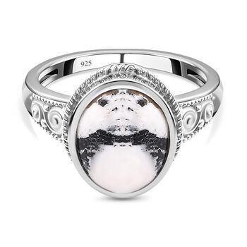 Wei&szlig;er B&uuml;ffel-Ring - 4,97 ct.