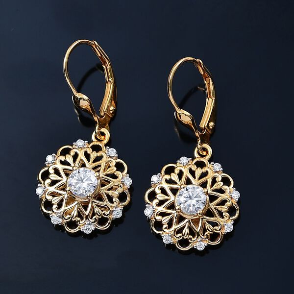 Moissanit Ohrringe - 0,81 ct. image number 3