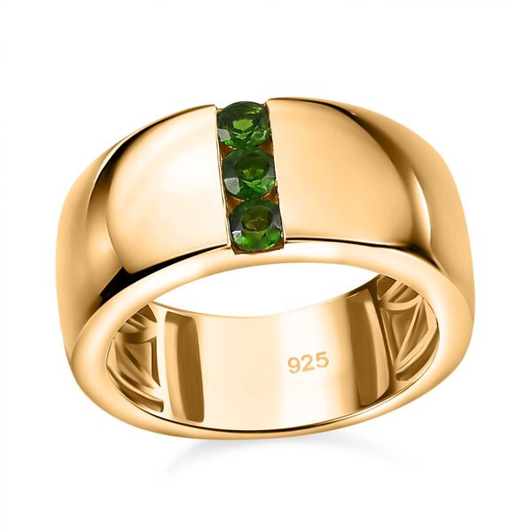 Nat&uuml;rlicher Chromdiopsid Ring - 0,47 ct. image number 4