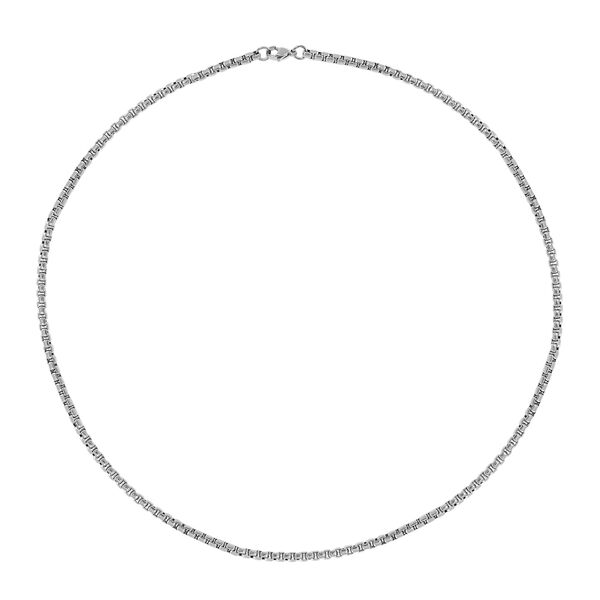 Reiner Edelstahl Halskette ca. 60 cm ca. 16,00g image number 2