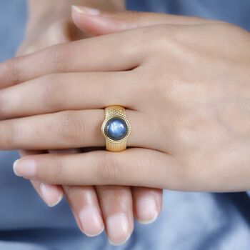 AAA Labradorit Ring - 4,35 ct.