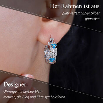 ALLORO AA Neon Apatit Ohrringe - 0,47 ct.