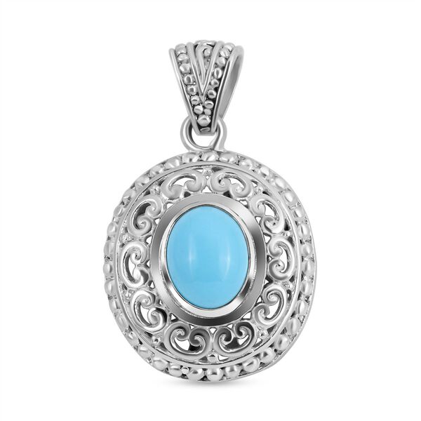 Royal Bali Kollektion - Sleeping Beauty Türkis Anhänger - 2,70 ct. image number 0