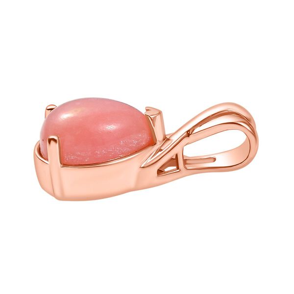 AA Vinicunca-Peruanischer Opal Ring und Anhänger,Größe (19.00), 925 Silber 750 rosévergoldet ca. 3,24 ct. image number 7