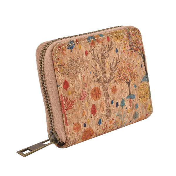 Umweltfreundliche Geldb&ouml;rse aus Naturkork mit RFID Schutz, Mehrfarbig image number 2