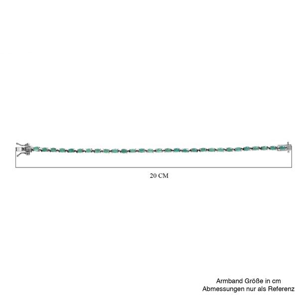 Grandidierit Armband, ca. 19 cm, 925 Silber platiniert ca. 8.27 ct image number 5