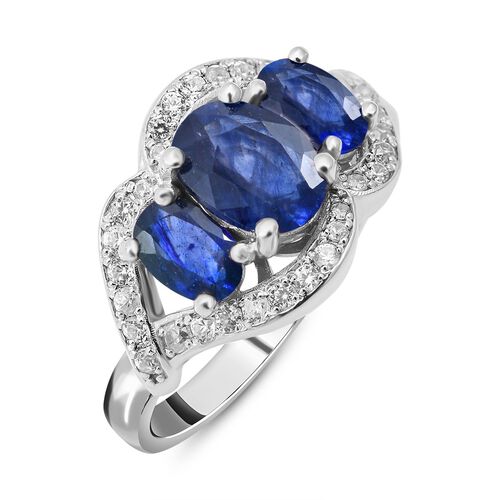 AA Masoala Saphir und Zirkon-Ring - 3,12 ct. image number 1